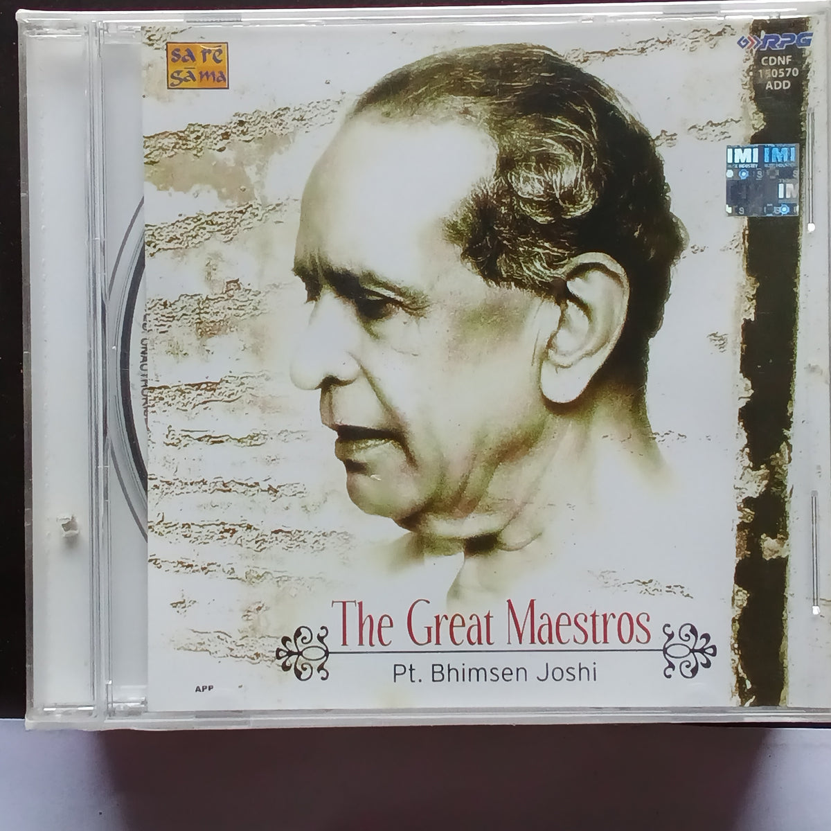 Bhimsen Joshi  - The Great Maestros (CD)