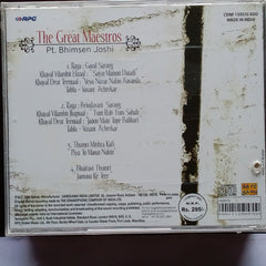 Bhimsen Joshi  - The Great Maestros (CD)