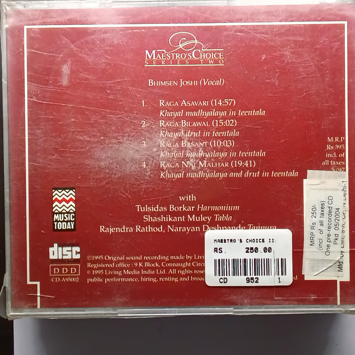 Bhimsen Joshi - Maestro'S Choice - 2 (CD)