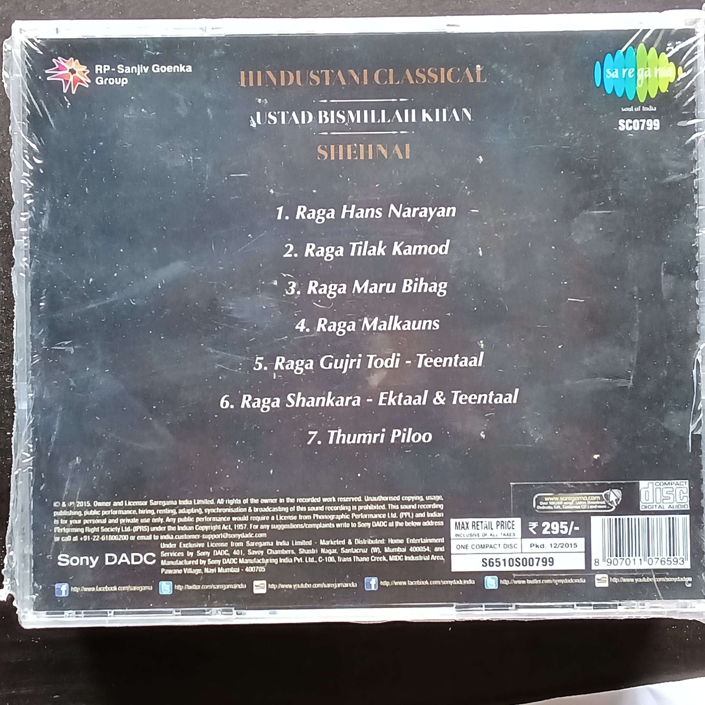 Bismillah Khan - Musical Genius (CD)