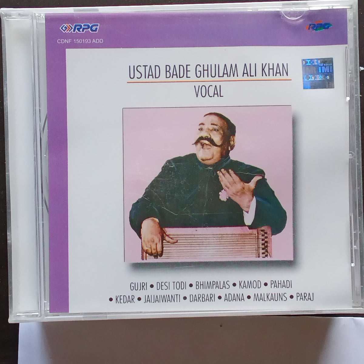 Bade Ghulam Ali Khan  - Vocal (CD)