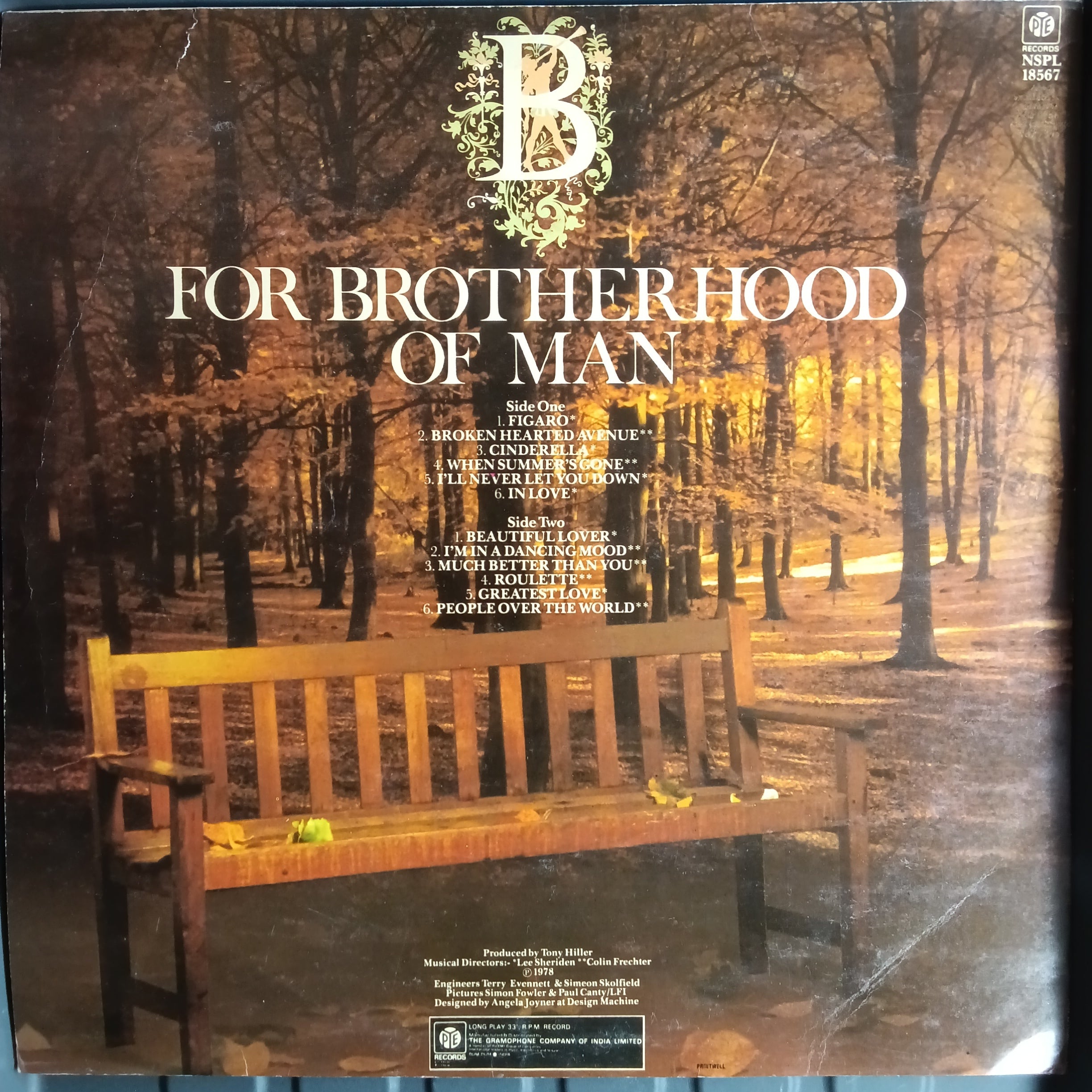 Brotherhood Of Man  - B For Brotherhood  (Vinyl)