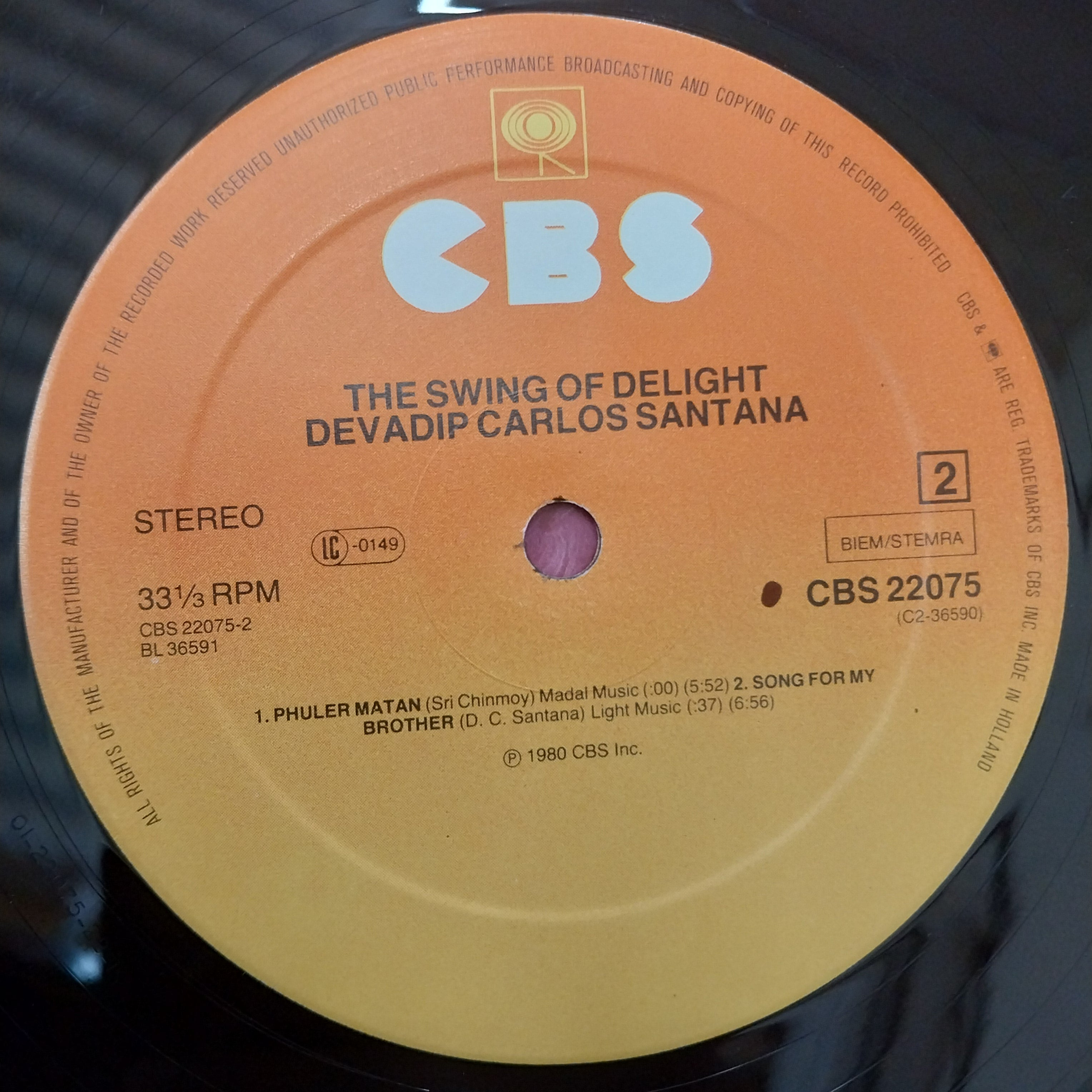 Devadip Carlos Santana*  - The Swing Of Delight (Vinyl)