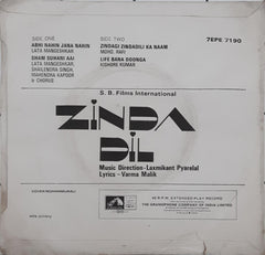 Laxmikant Pyarelal*  - Zinda Dil (45-RPM)