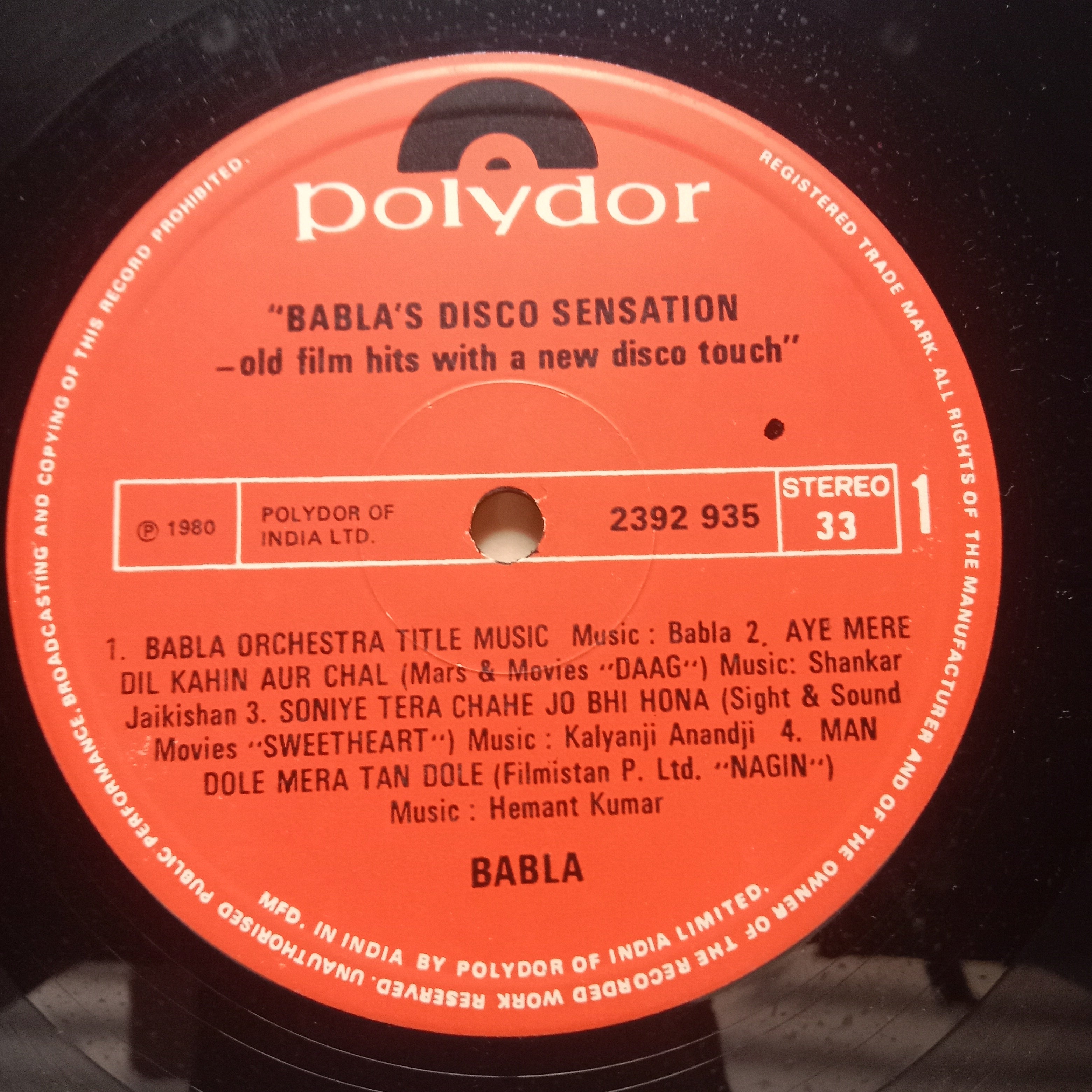 Babla  - Babla'S Disco Sensation (Vinyl)