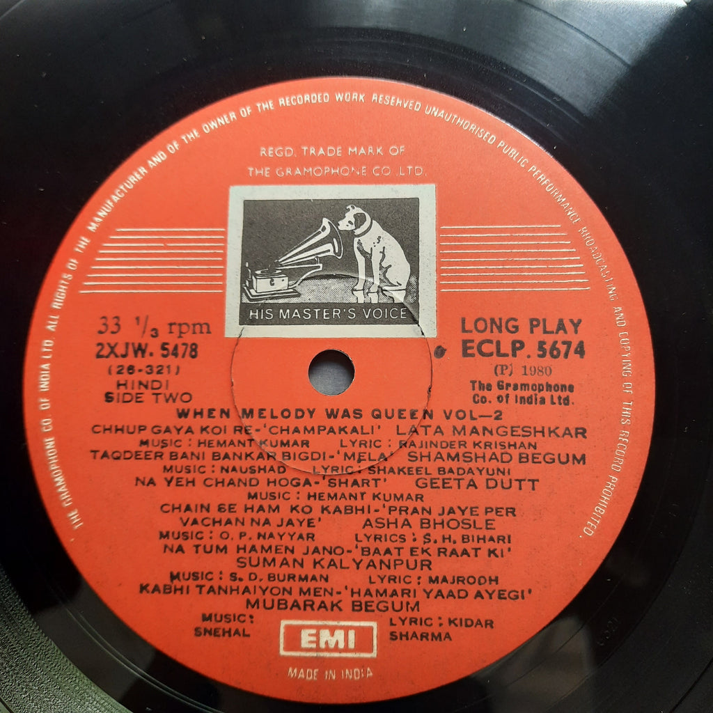 Various  - When Melody Was Queen, Vol.2 (Vinyl)