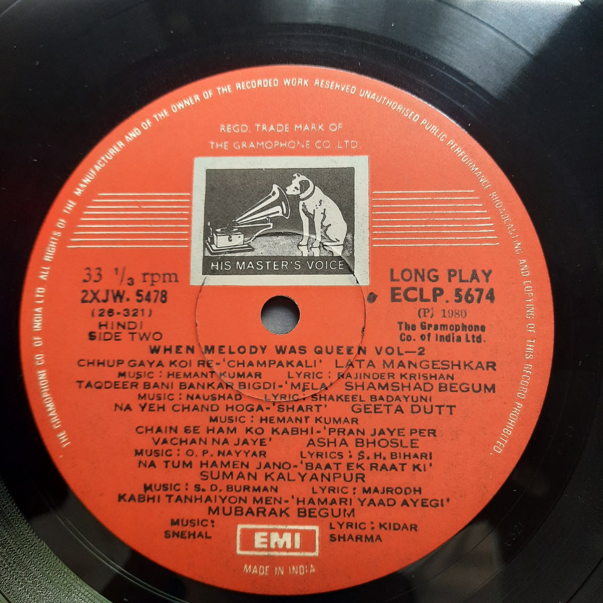 Various  - When Melody Was Queen, Vol.2 (Vinyl)