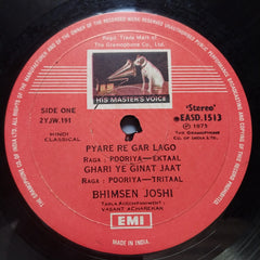 Bhimsen Joshi - Raga Pooriya / Raga Durga (Vinyl)