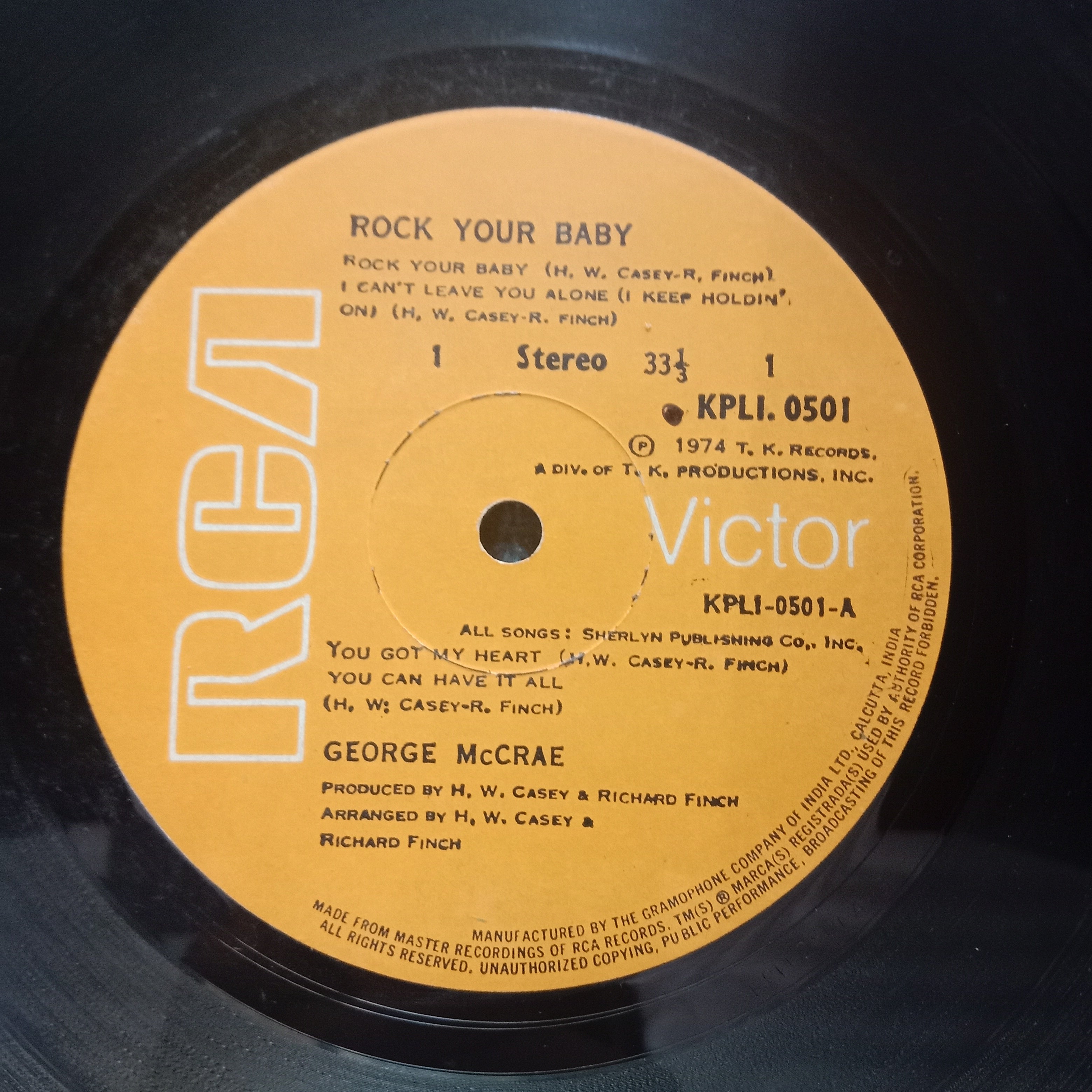 George McCrae  - Rock Your Baby (Vinyl)