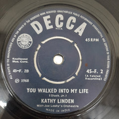 Kathy Linden - You Walked Into My Life  (45-RPM)