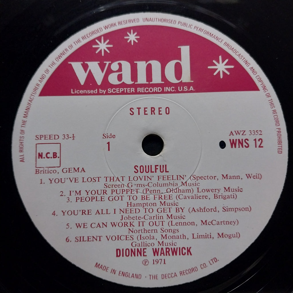 Dionne Warwick - Soulful (Vinyl)