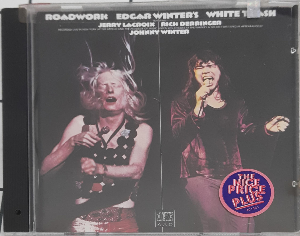 Edgar Winter's White Trash ,Featuring Jerry LaCroix, Rick Derringer, Johnny Winter  - Roadwork  (CD)