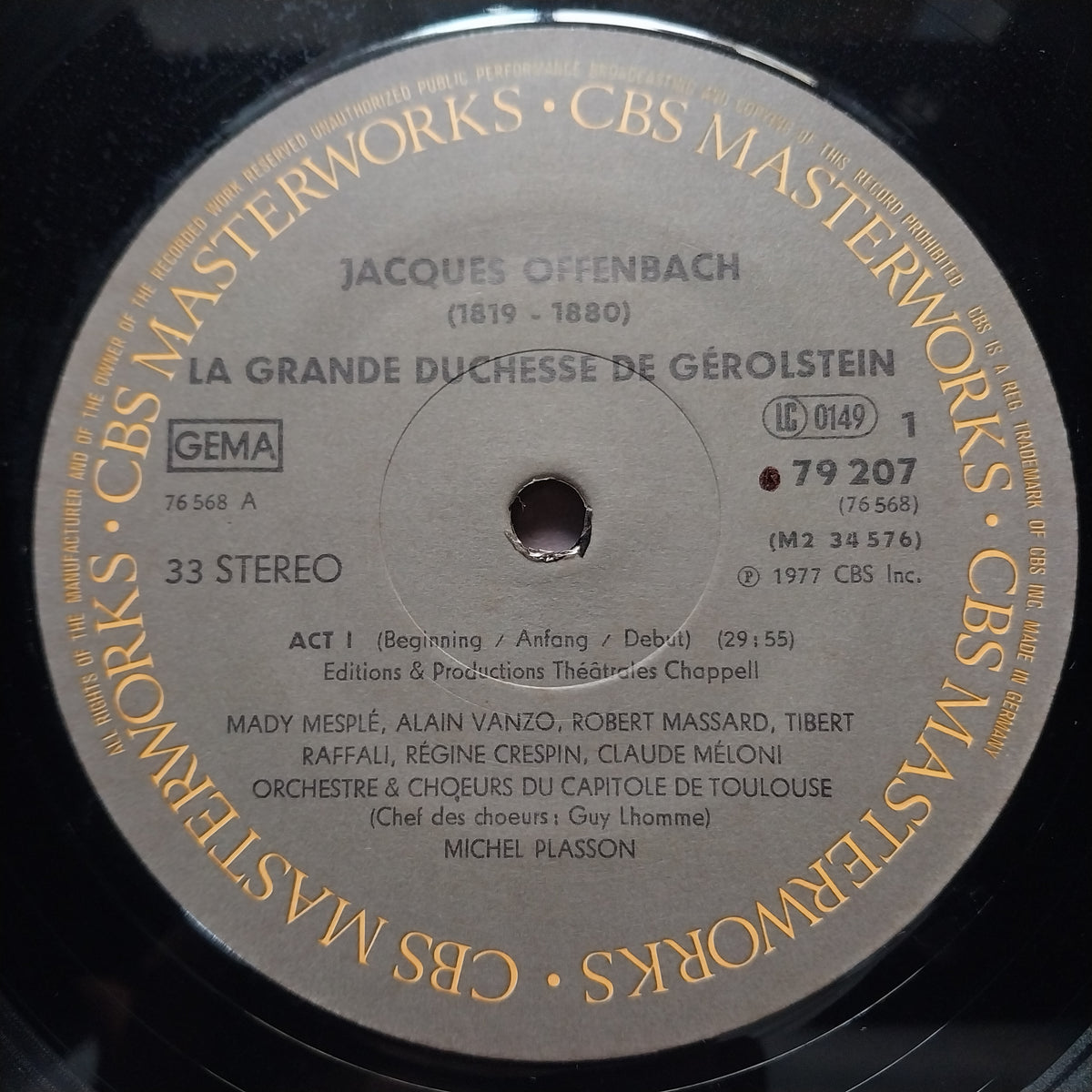 Offenbach* - RéGine Crespin, Mady Mesplé, Alain Vanzo, Michel Plasson  - La Grande Duchesse De GéRolstein (Vinyl) [2]