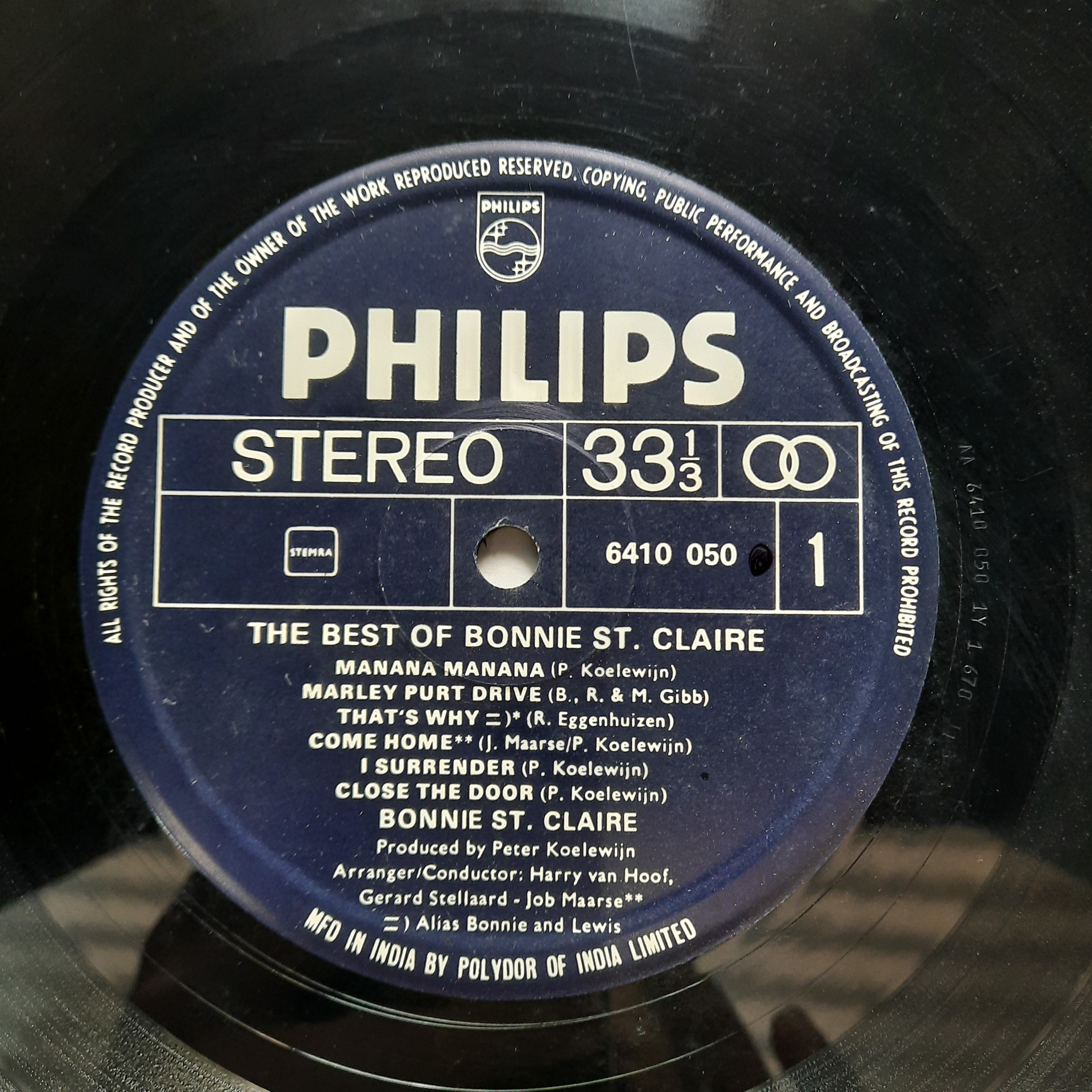 Bonnie St. Claire  - The Best Of Bonnie St. Claire (Vinyl)