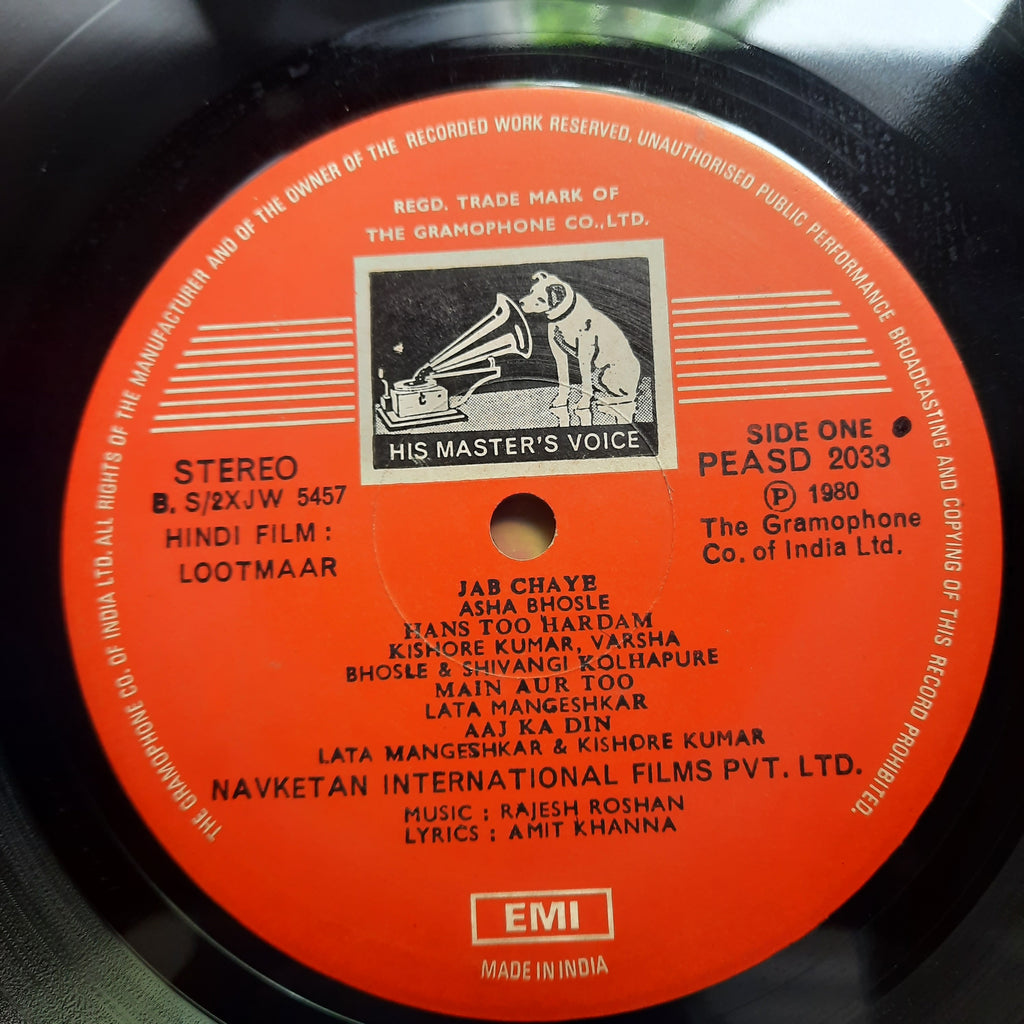 Rajesh Roshan  - Lootmaar (Vinyl)