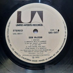 Don McLean  - Don McLean (Vinyl)