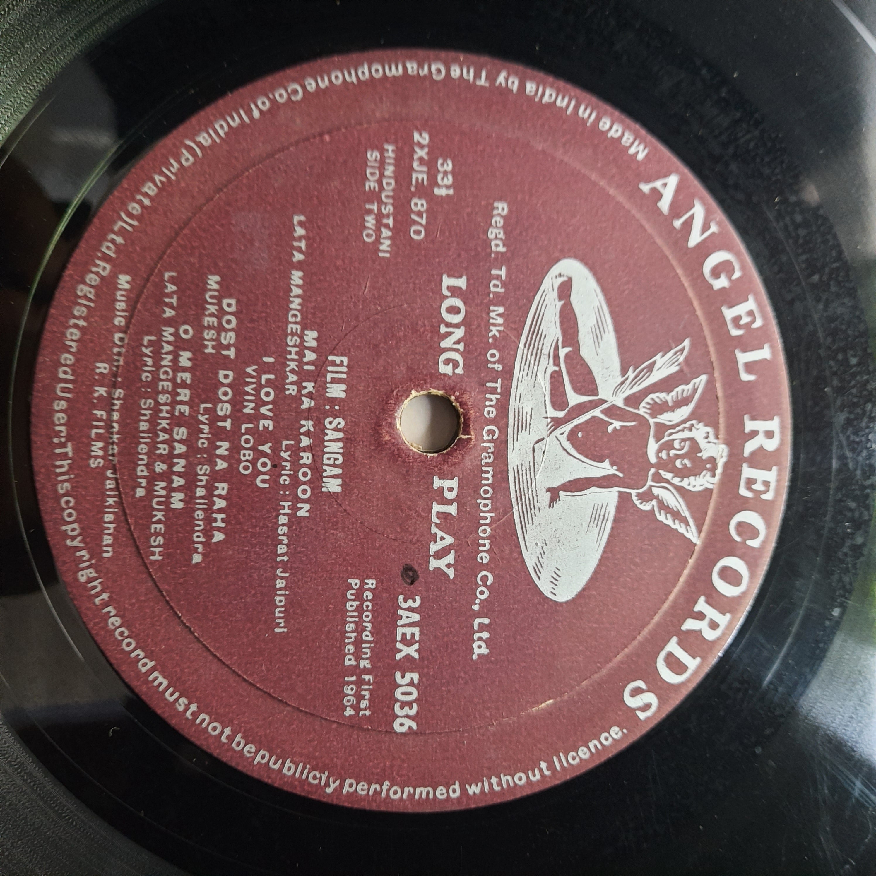 Shankar Jaikishan*  - Sangam (Vinyl)