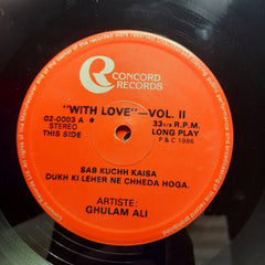 Ghulam Ali  - With Love Ghulam Ali (Vinyl)