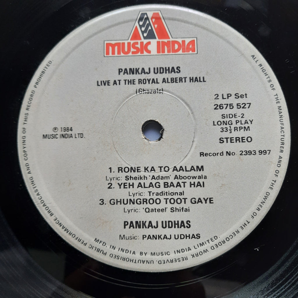 Pankaj Udhas  - Live At The Royal Albert Hall (Vinyl)