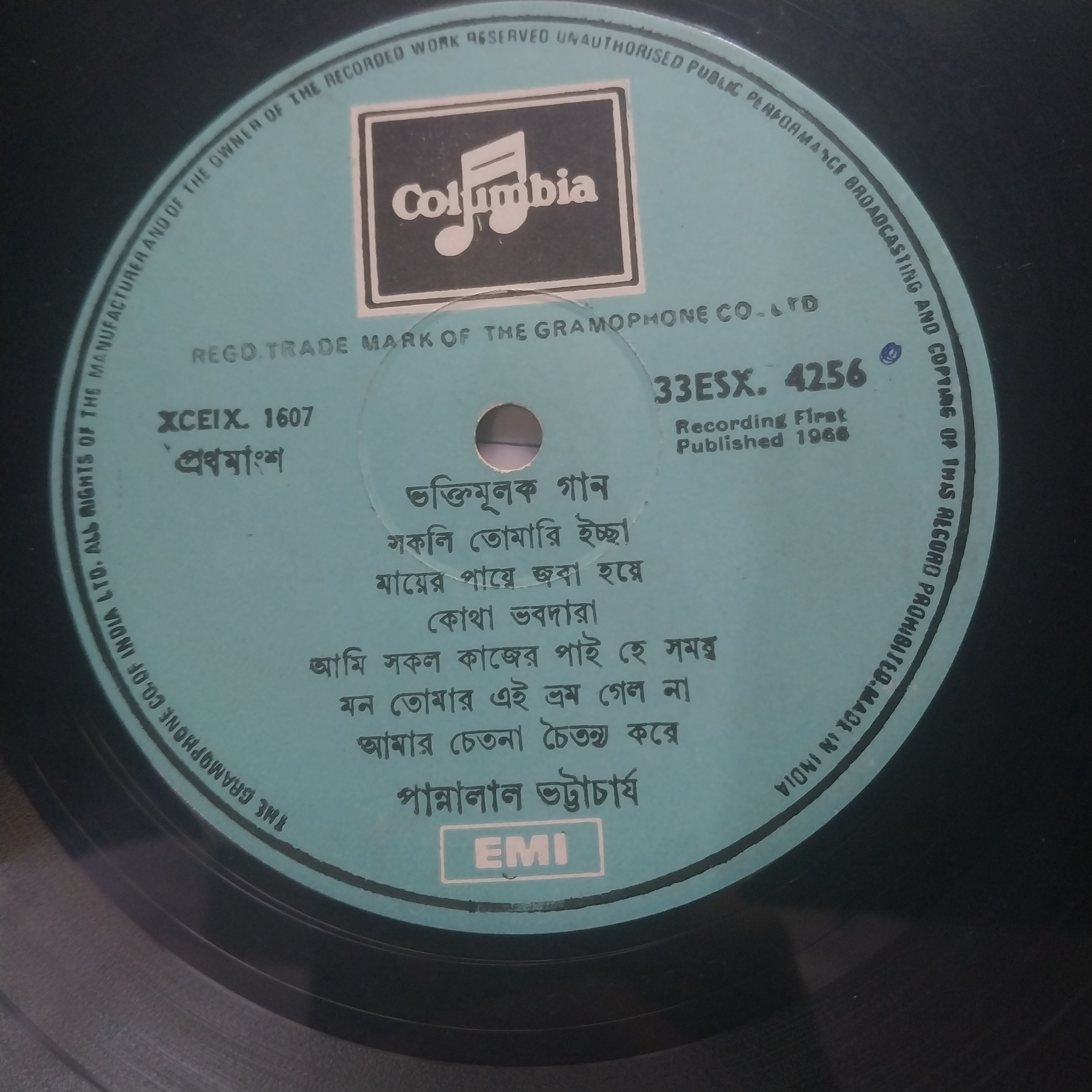 পান্নালাল ভট্টাচার্য*  - ভক্তিমূলক গান (Vinyl)