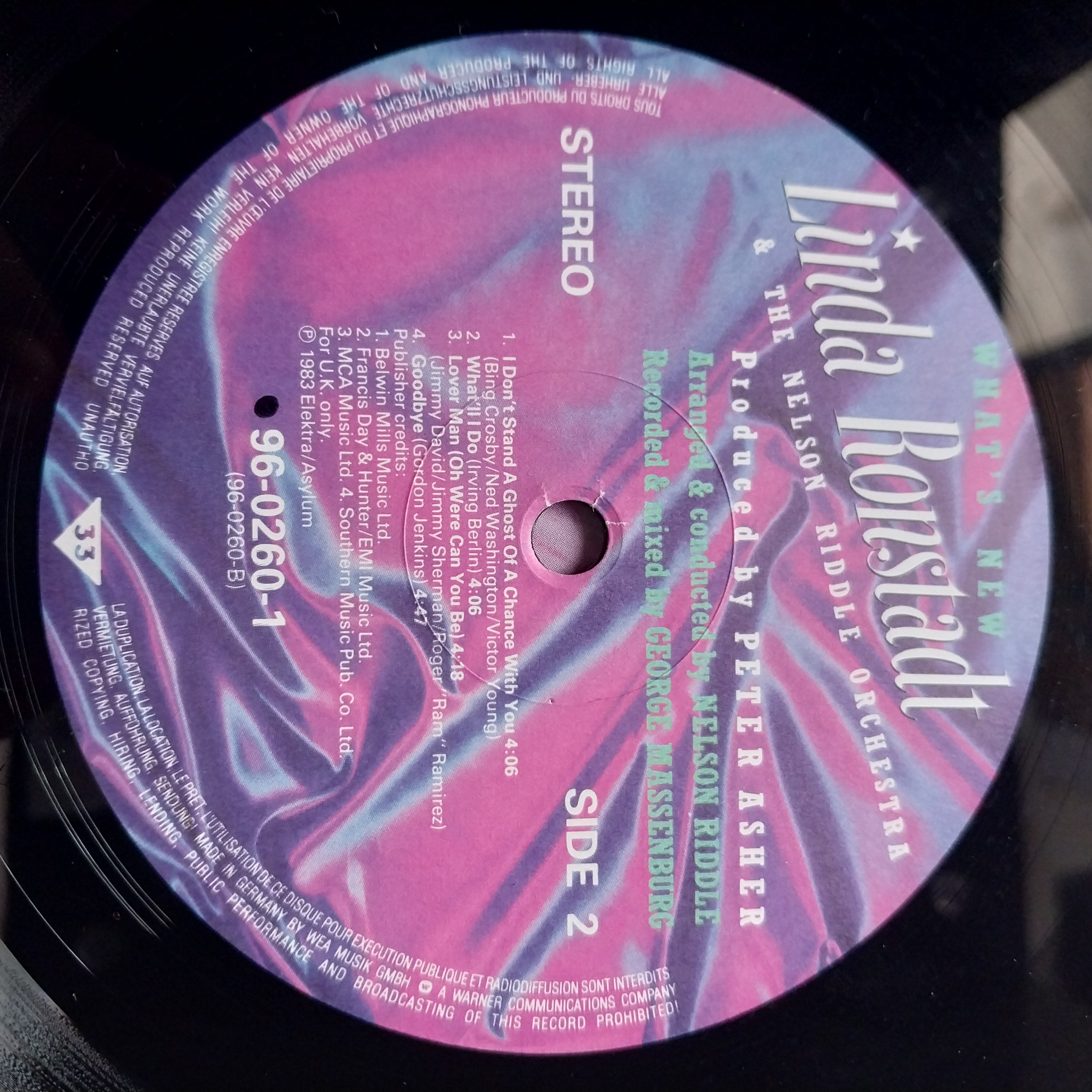 Linda Ronstadt & The Nelson Riddle Orchestra - What'S New (Vinyl)