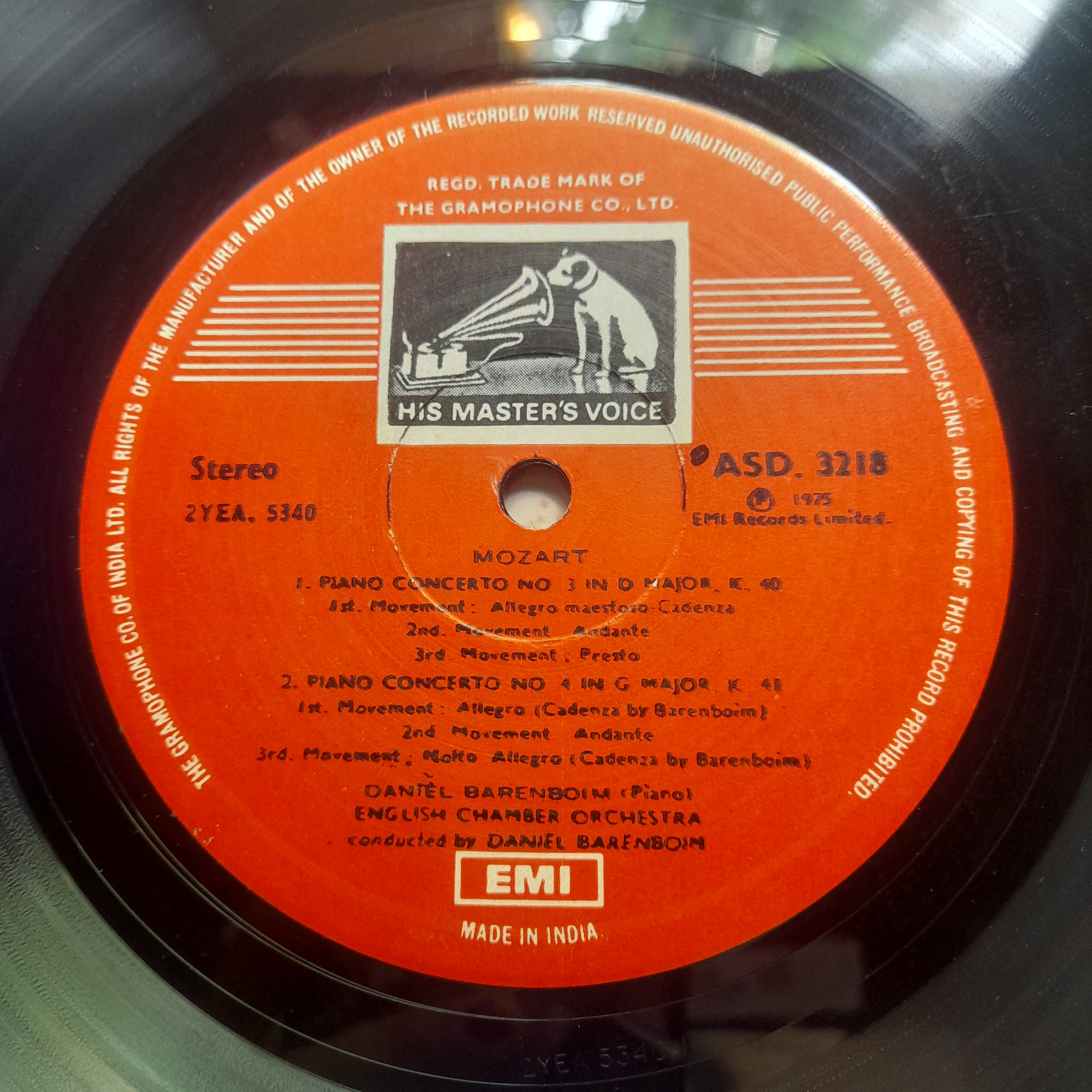 Mozart*, Daniel Barenboim, English Chamber Orchestra - Piano Concertos (No.1 In F K37 ∙ No.2 In B Flat K39 / No.3 In D K40 ∙ No.4 In G K41) (Vinyl)