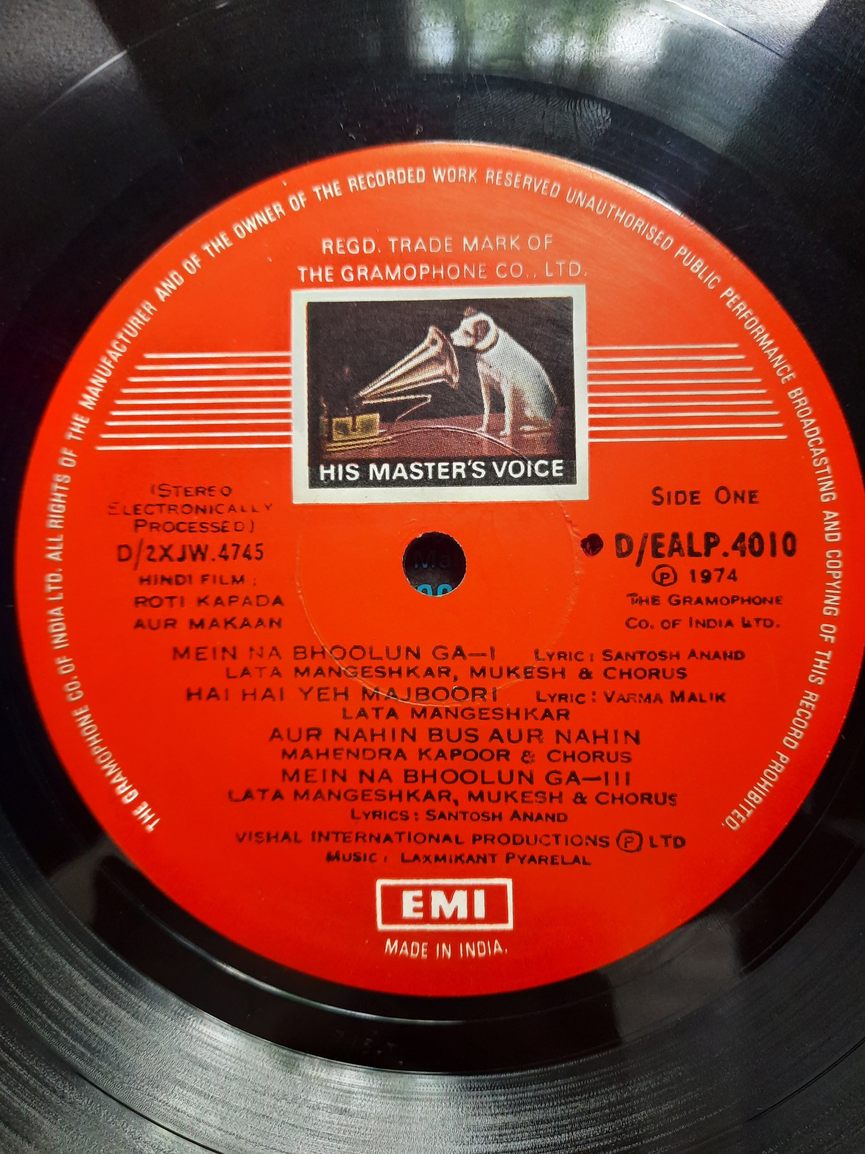 Laxmikant Pyarelal*  - Roti Kapada Aur Makaan (Vinyl)