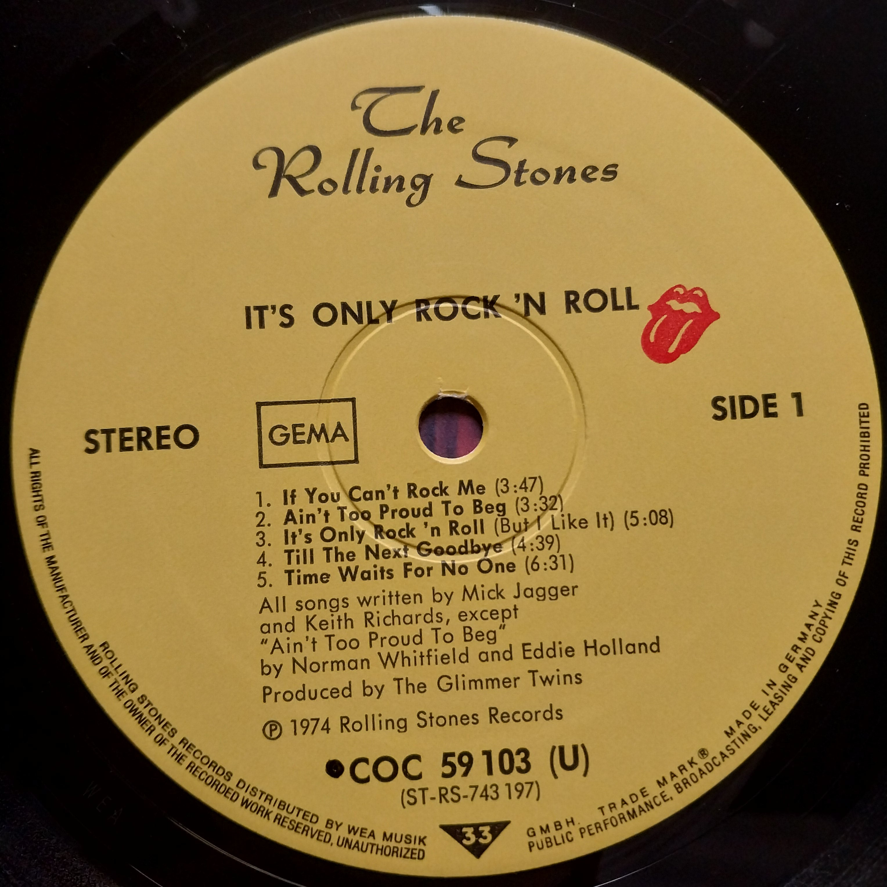 The Rolling Stones  - It'S Only Rock 'N Roll (Vinyl)