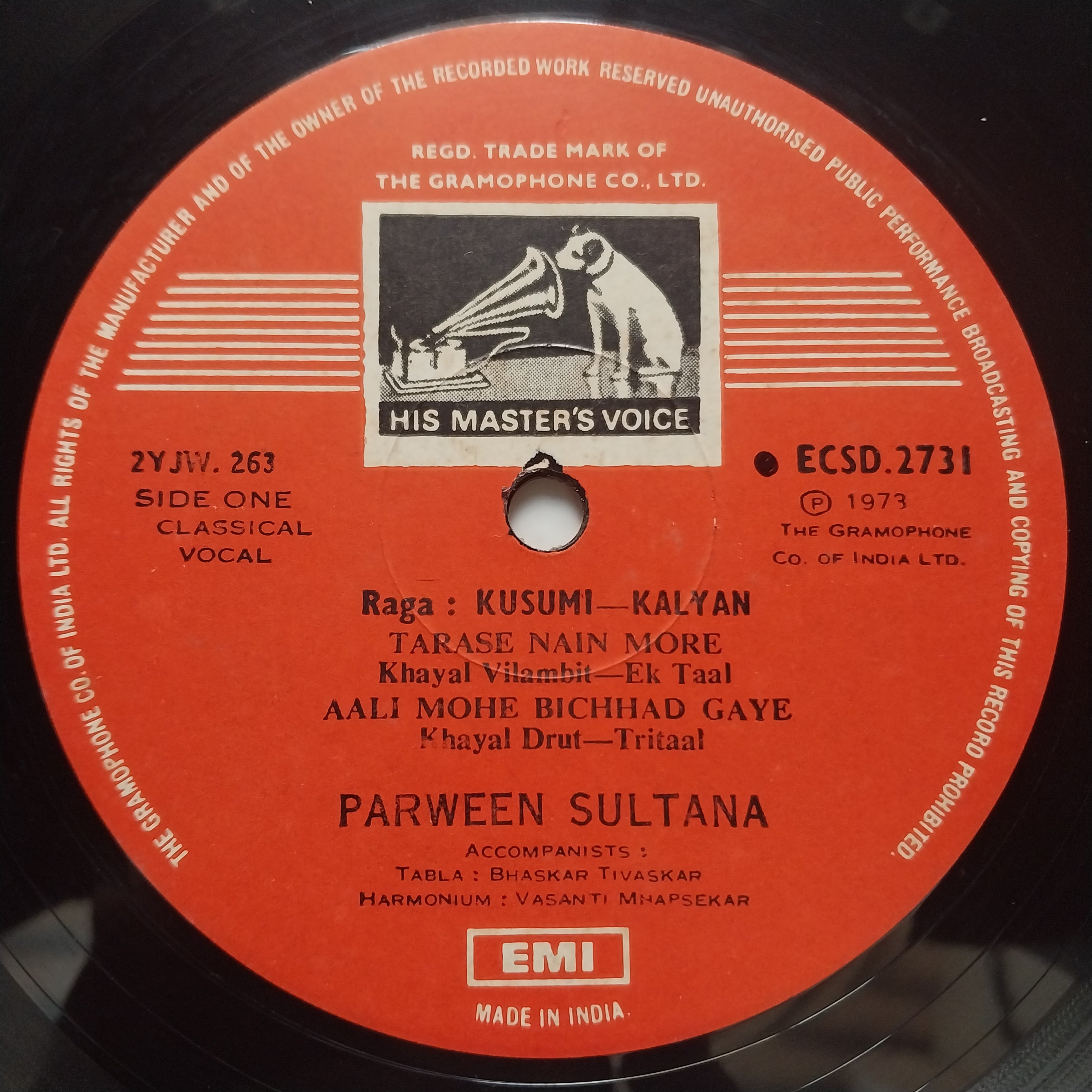 Parween Sultana  - Khayal & Thumri (Vinyl)