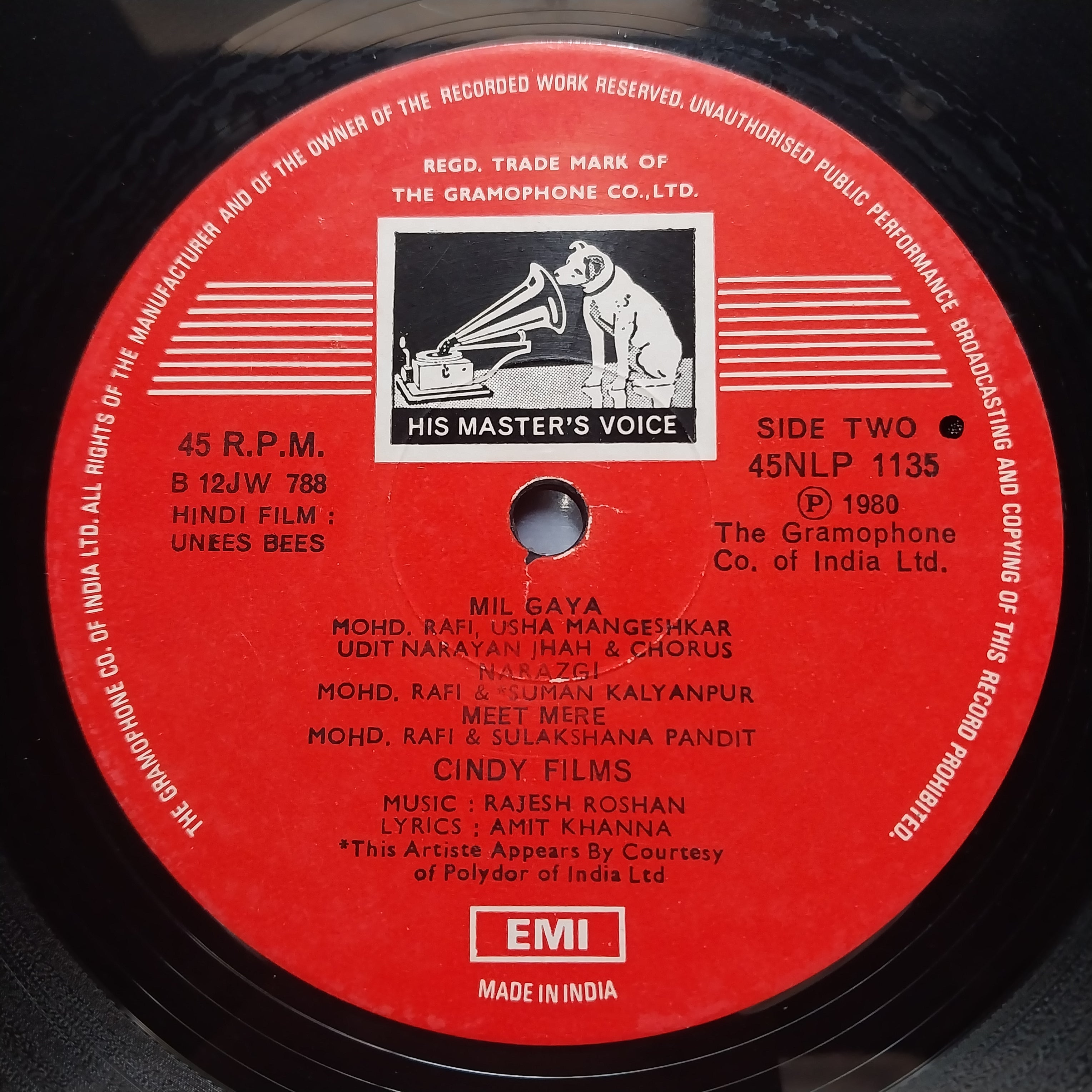 Rajesh Roshan  - Unees Bees (Vinyl)