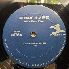 Ali Akbar Khan  - The Soul Of Indian Music (Vinyl)