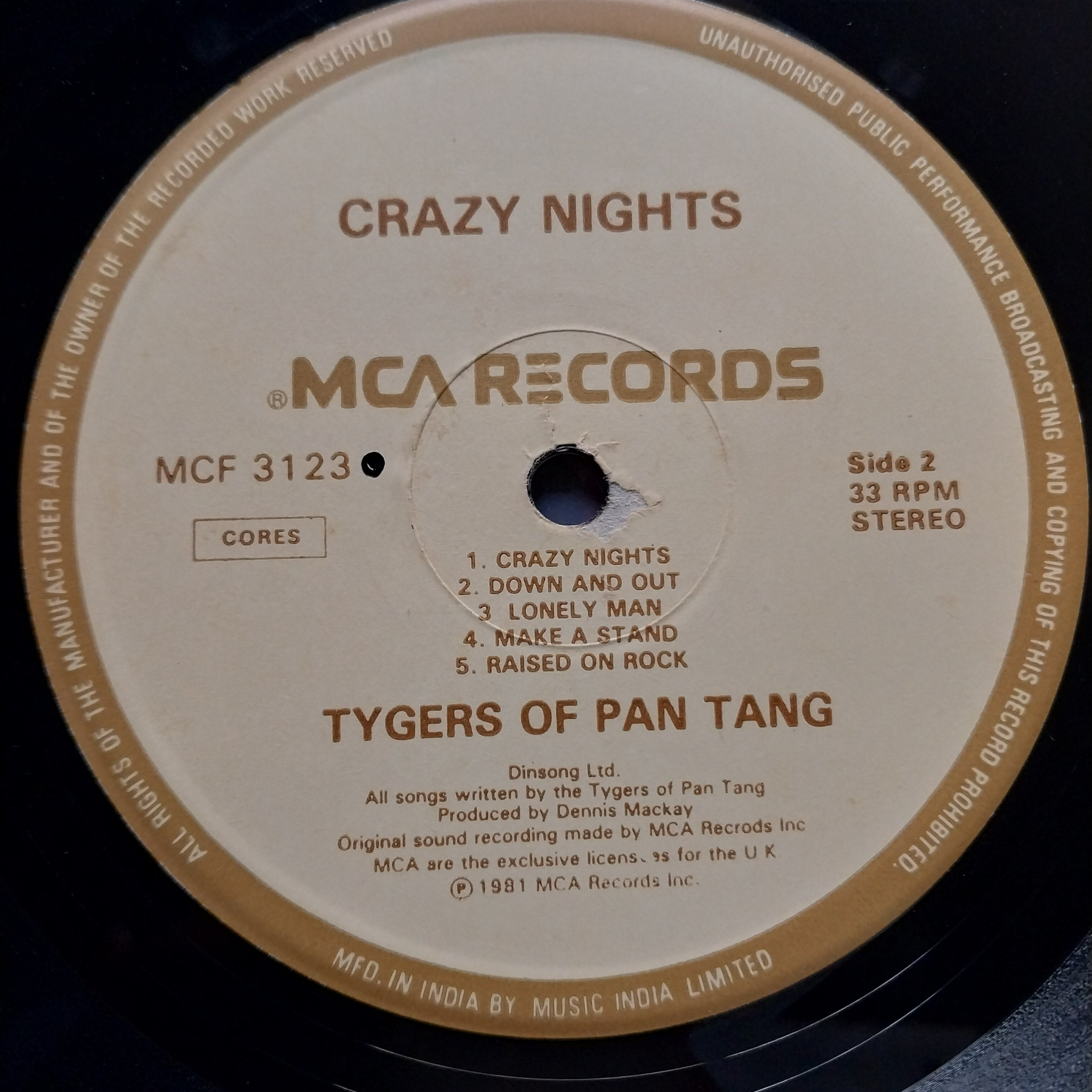 Tygers Of Pan Tang  - Crazy Nights (Vinyl)