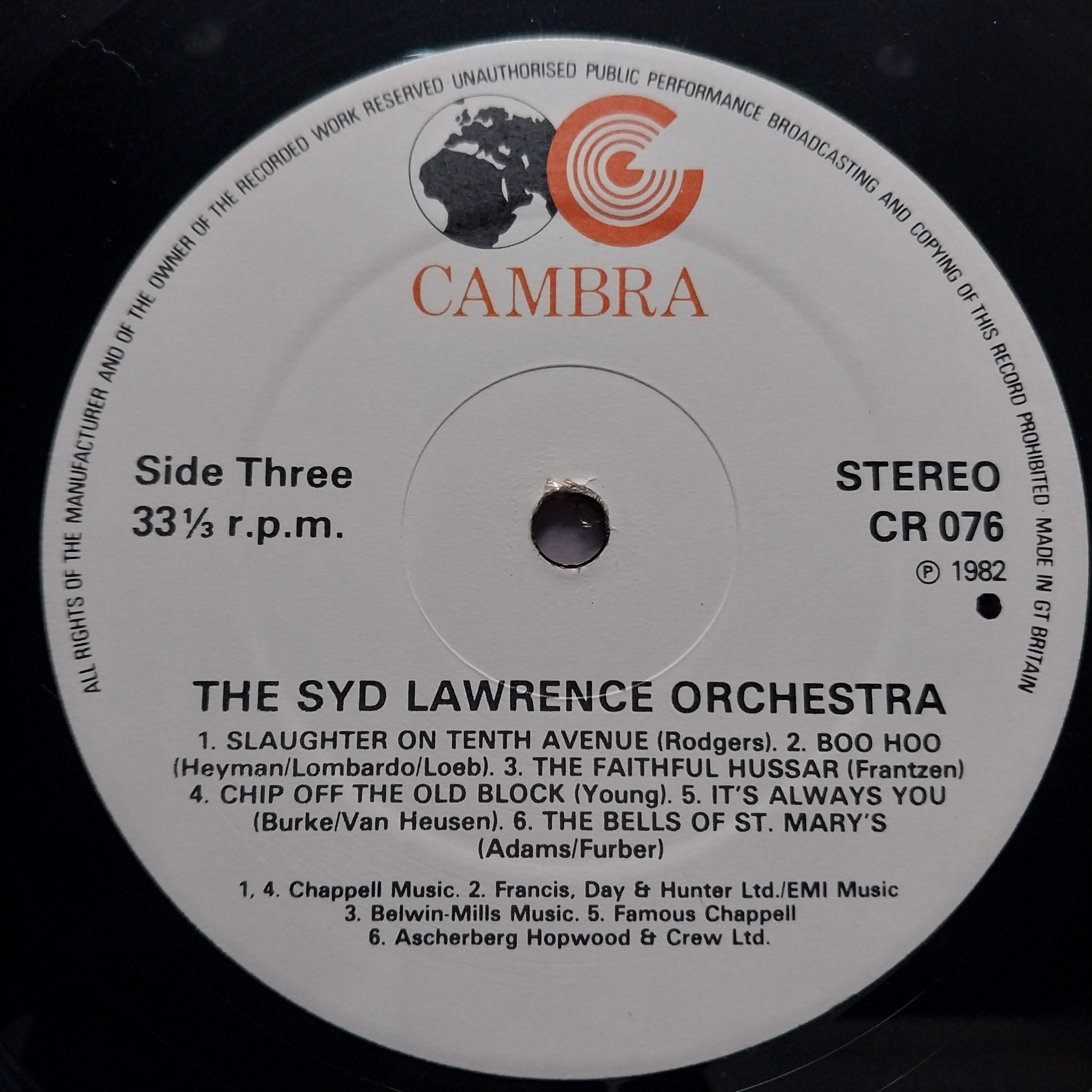 Syd Lawrence  - The Syd Lawrence Orchestra  (Vinyl) [2]