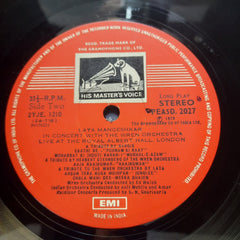 Lata Mangeshkar In Concert With The Wren Orchestra  - Live At The Royal Albert Hall, London (Vinyl)