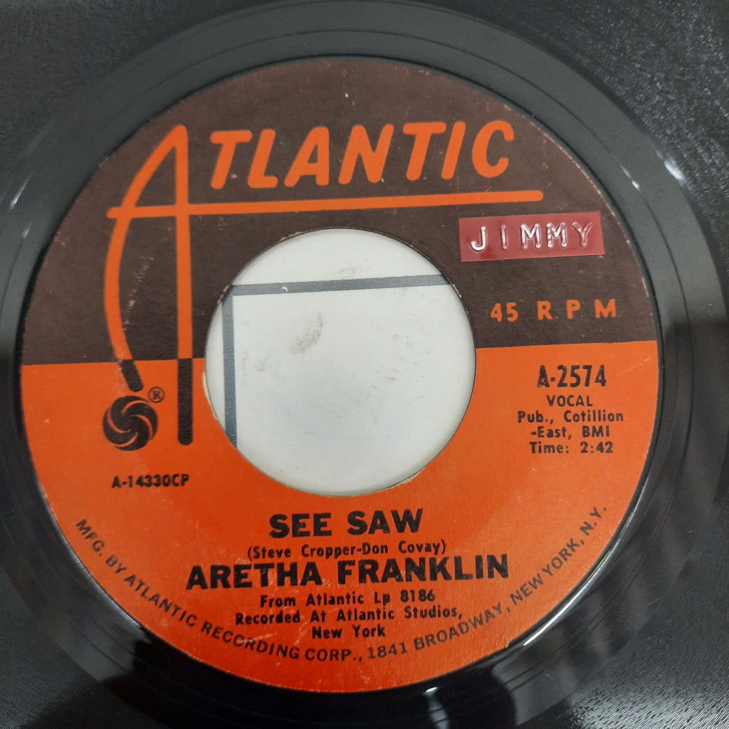 Aretha Franklin  -  See Saw (45-RPM)