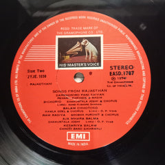Various  - Songs From Rajasthan (Vinyl)