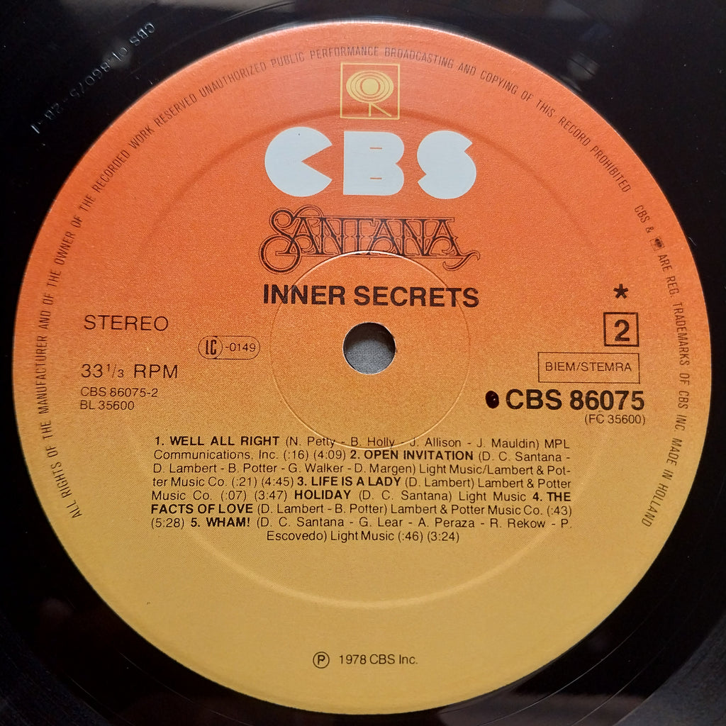 Santana  - Inner Secrets  (Vinyl)
