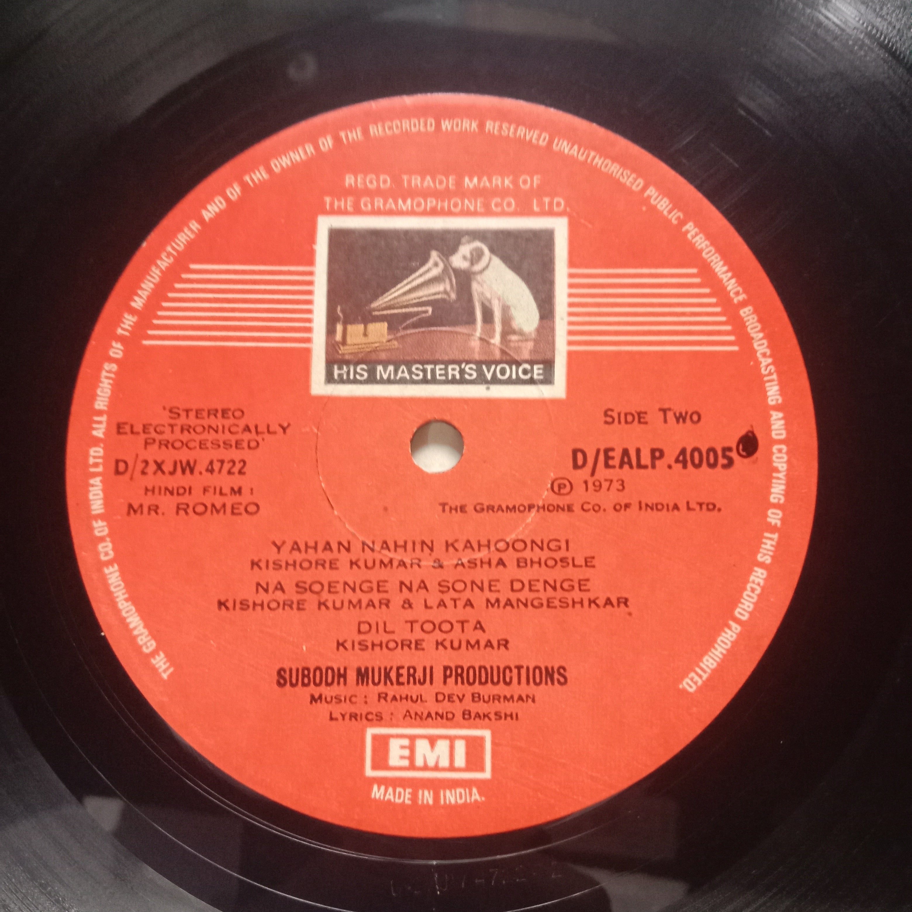 Rahul Dev Burman - Mr. Romeo (Vinyl)