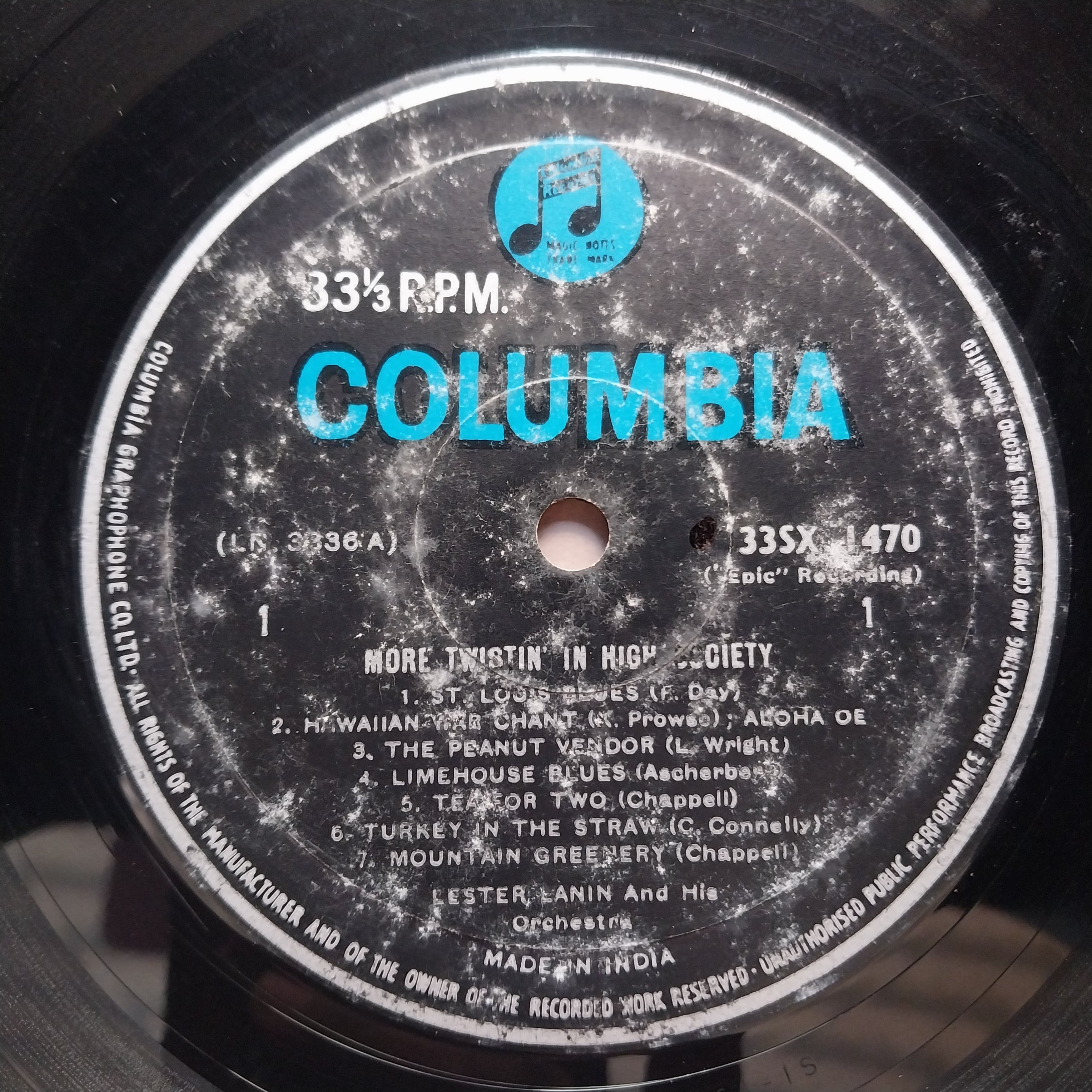 Lester Lanin And His Orchestra  - More Twistin' In High Society (Vinyl)