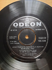 S. D. Burman  - Great Film Hits - Sung By (45-RPM)