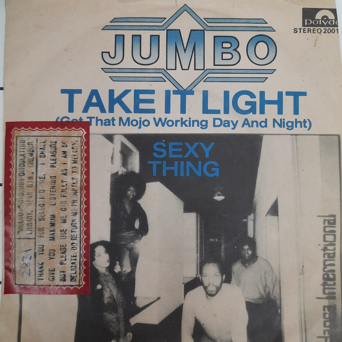 Jumbo - Take It Light (45-RPM)