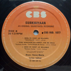 Vanraj Bhatia  - Surkhiyaan (Vinyl)