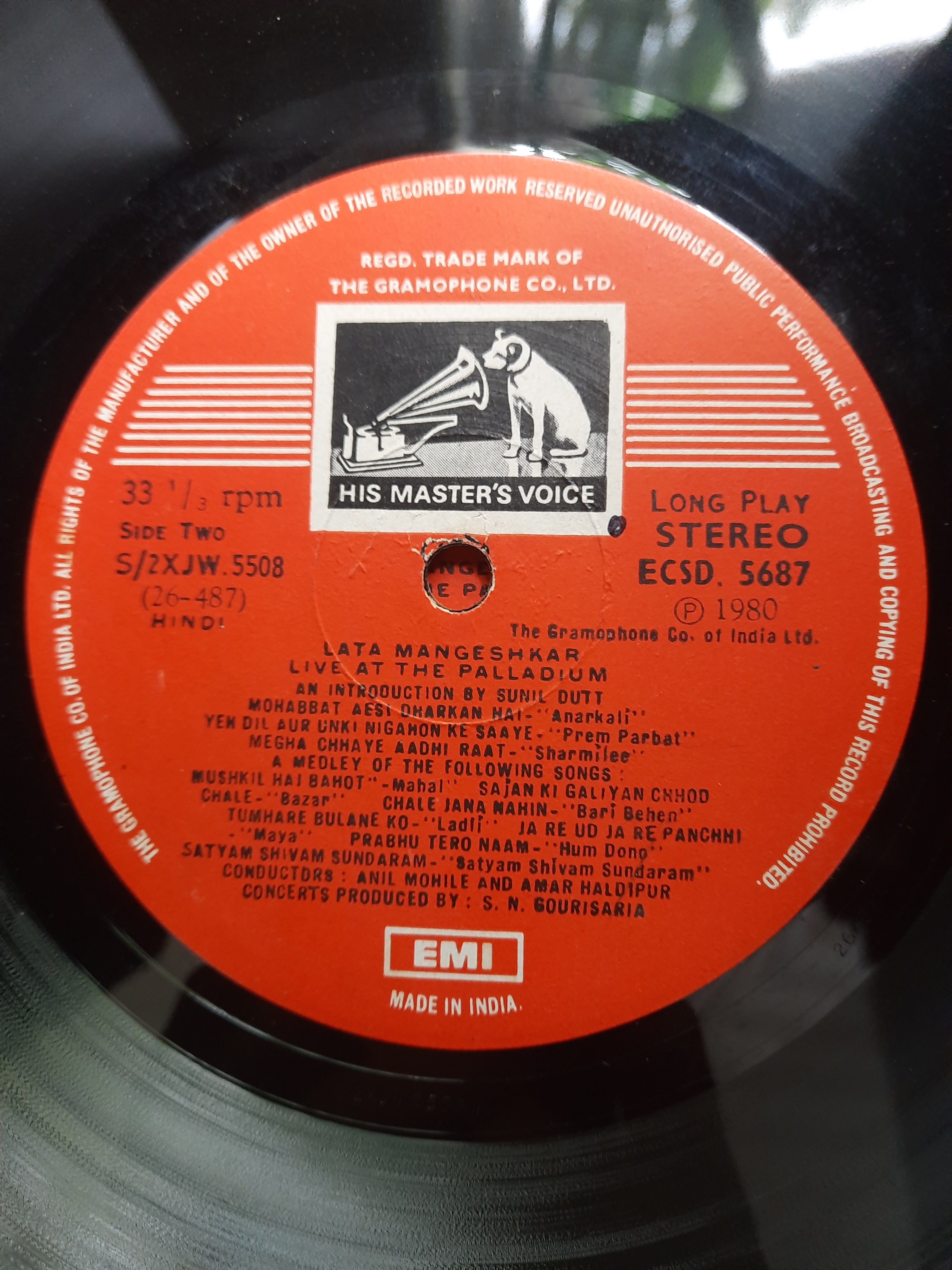 Lata Mangeshkar - Live At The London Palladium (Vinyl)