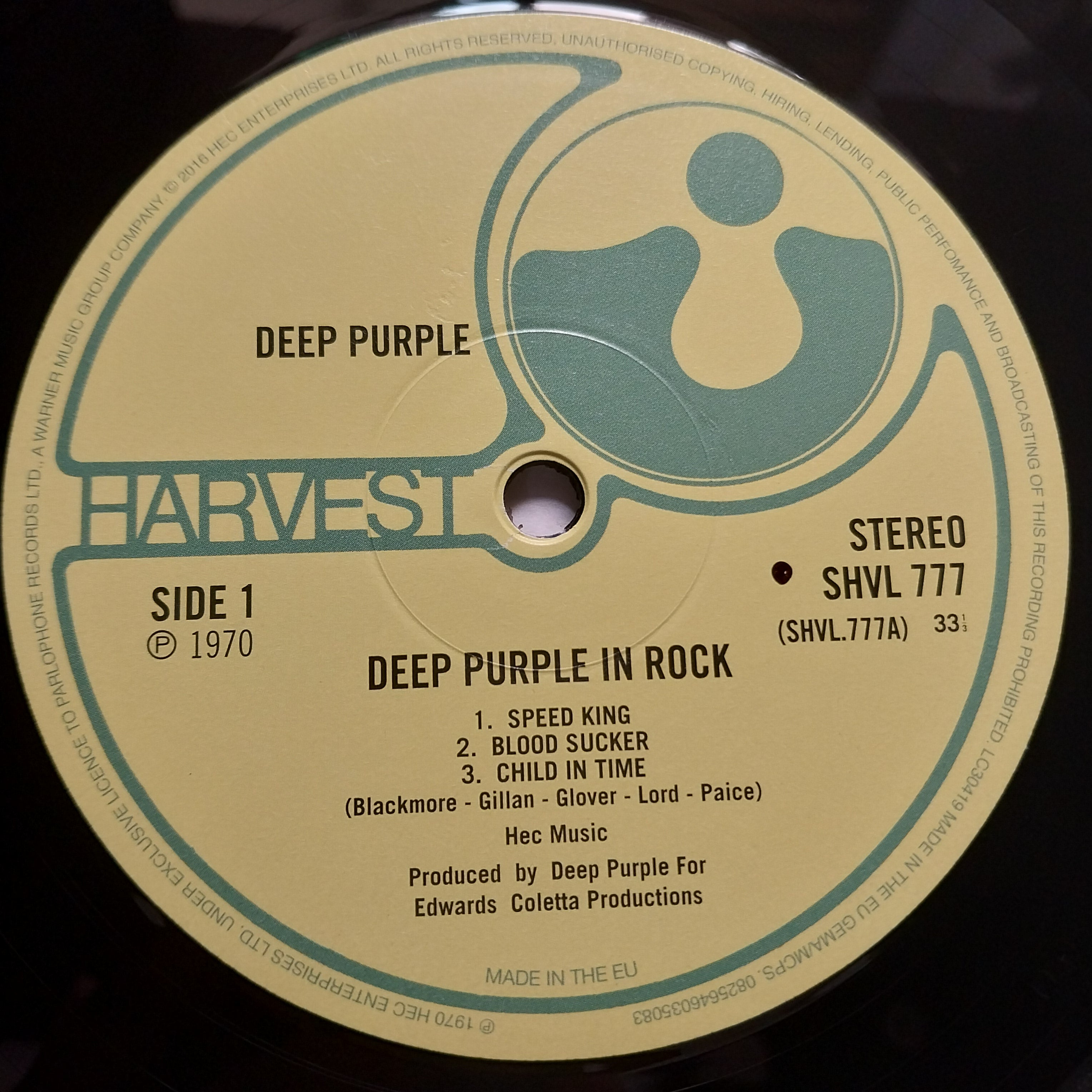 Deep Purple  - Deep Purple In Rock (Vinyl)
