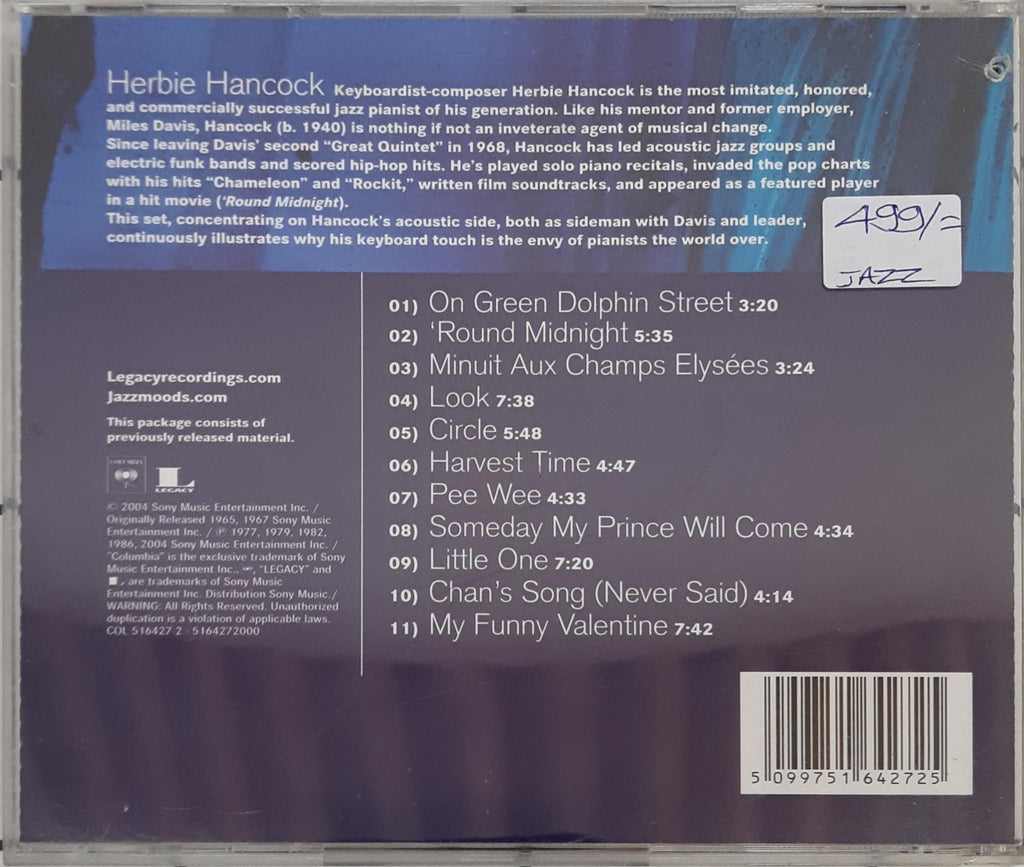 Herbie Hancock -  Jazz Moods - 'Round Midnight (CD)