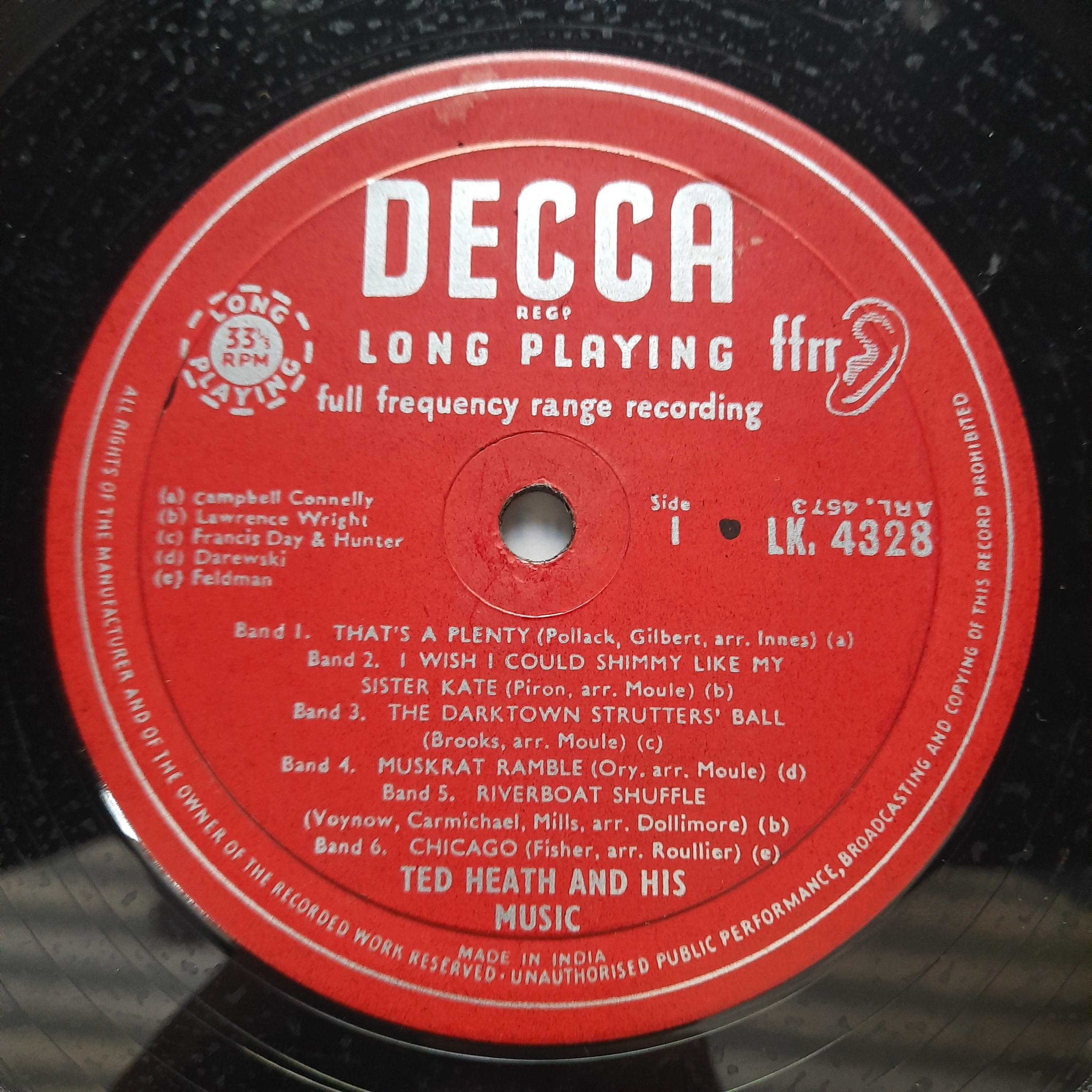 Ted Heath And His Music  - The Big Band Dixie Sound (Vinyl)