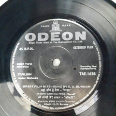 S. D. Burman  - Great Film Hits - Sung By (45-RPM)