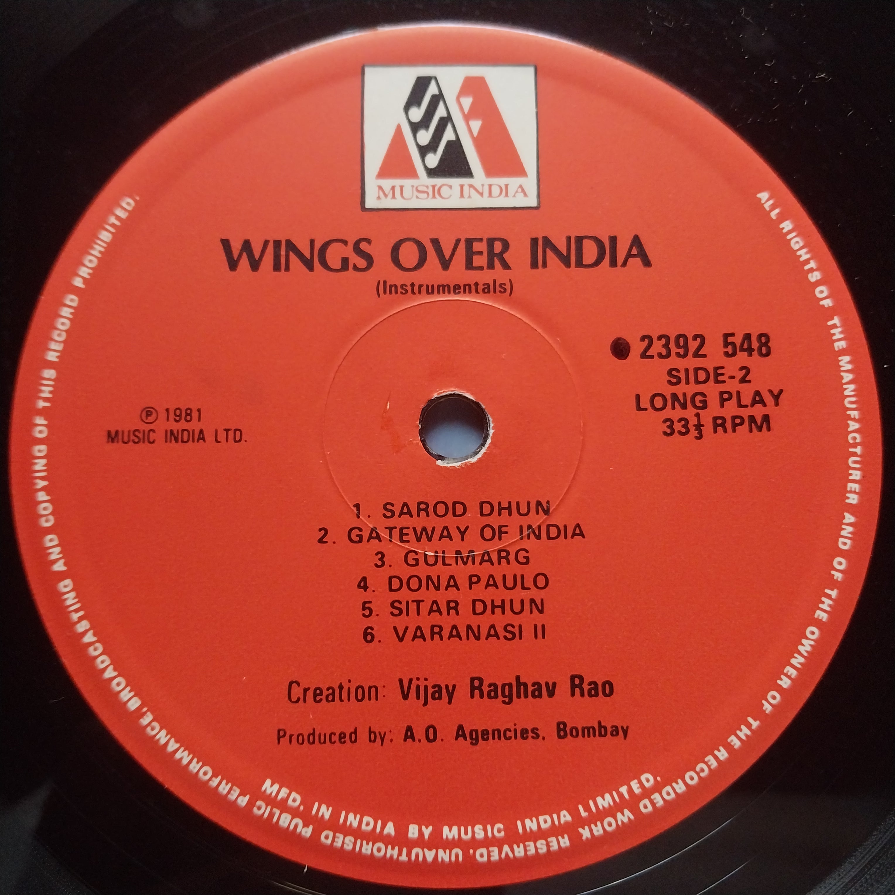 Vijay Raghav Rao Buy Vijay Raghav Rao - Wings Over India | Musiccircle – MusicCircle