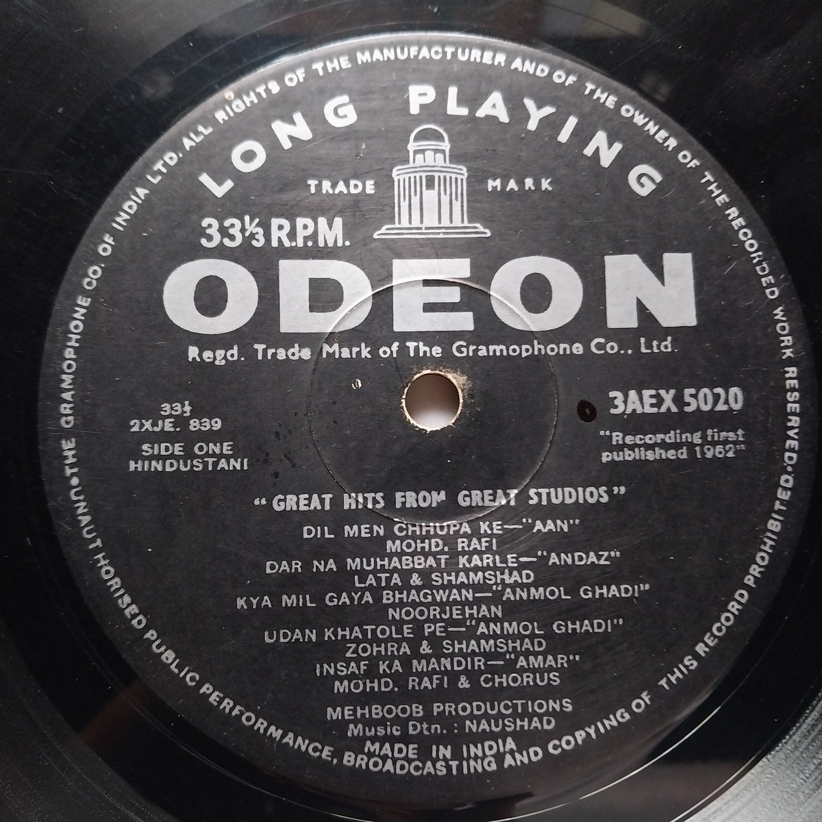 Various  - Great Hits From Great Studios (Vinyl)