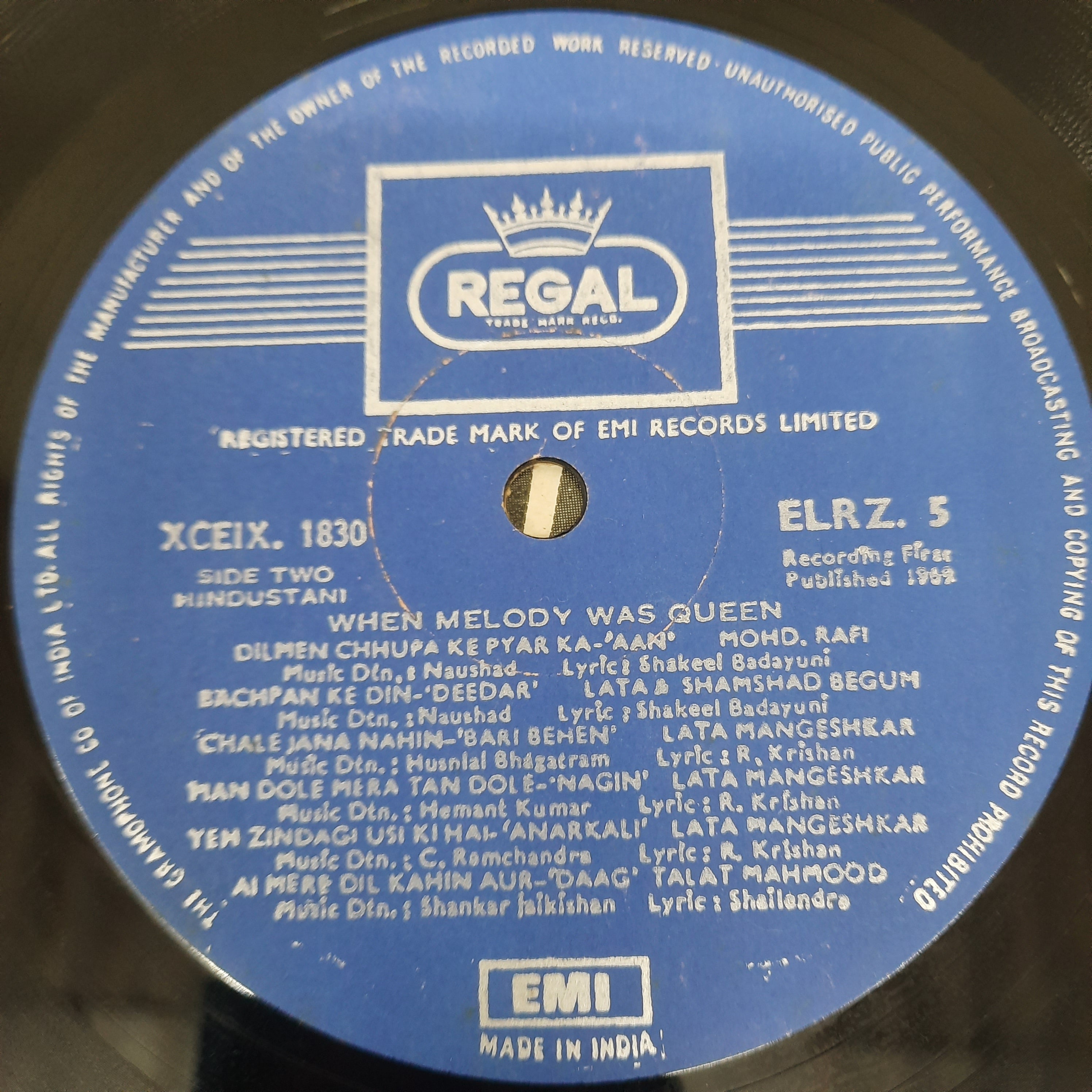 Various - When Melody Was Queen (Vinyl)